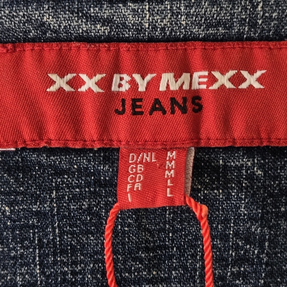 Vintage Y2K Miss Sixty‎ Jean Blue Denim Fitted Jacket Size Medium - Picture 13 of 16
